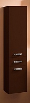 Шкаф-колонна подвесная Америна тёмно коричневая	