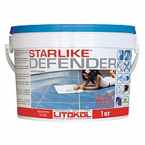 STARLIKE Defender (эпоксидная затирочная смесь) C.220 silver/светло-серый 1кг  РАСПРОДАЖА