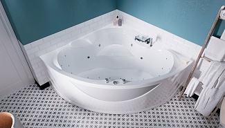 Ванна акриловая Luxe 1,55х1,55 фото3