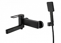 Смеситель для ванны SLIBL00i02 Slide, цвет чёрный, с душевым набором #