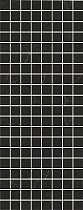 Декор 20х50 MM7204 Алькала чёрный мозаичный