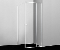 Душевое ограждение прямоугольное Rhin 44S07 120х90х200 , стекло прозрачное, профиль белый