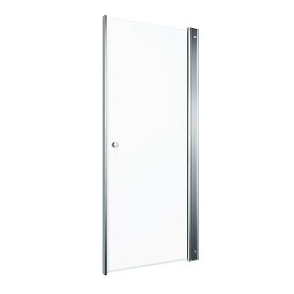 Душевая дверь УНО 100х185 прозрачное стекло 5мм, профиль хром