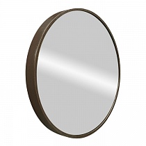 Зеркало Мун интерьерное D250 (без подсветки, коричневое)