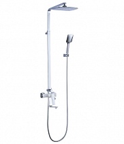 Душевая система LM5962CW (верхний душ, ручной душ, смеситель с изливом)