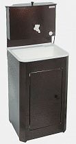 Тумба - рукомойник АКВАТЕКС с водонагревателем и с пластиковой мойкой, цвет медь