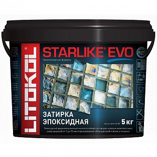 STARLIKE EVO (эпоксидная затирочная смесь) S.350 blu zaffiro ведро 5 кг