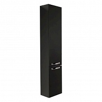 Шкаф-колонна подвесной Ария М чёрный глянец 1A124403AA950