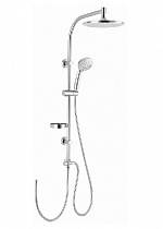 Душевая система СМАРТ SM1207AA штанга, мыльница, 5ф. душ. лейка, лейка верхн. душа Ø228 мм, шланг