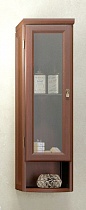 Клио 30 шкаф подвесной одностворчатый левый из массива; цвет орех антикварный