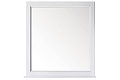 Гранда 80 зеркало, цвет патина серебро (белый)