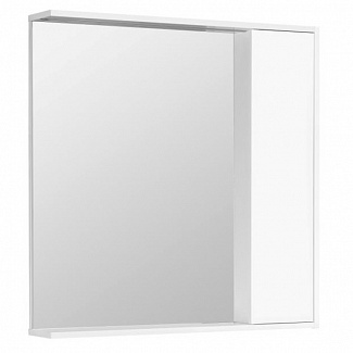 Зеркальный шкаф Стоун 80, белый 1A228302SX010