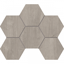 Декор 25х28,5 Мозаика Soft Wood SF03 Hexagon неполированный