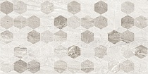Декор 30х60 Marmo Milano hexagon серый 8МG15