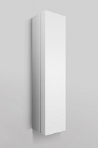 SPIRIT 2.0 Шкаф-колонна подвесная 35 см, правая, фасад с полочками, белый глянец