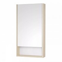 Зеркальный шкаф Сканди 45 Белый/Дуб Верона 1A252002SDB20