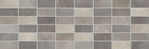 Декор 20х60 Фиори Гриджо Мозаика тёмно-серая 1064-0103 (1064-0048)