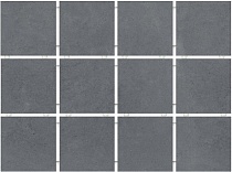 30х40 Амальфи 1290H керамогранит серый тёмный матовый (полотно из 12 частей 9,8х9,8)